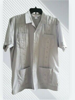 Vintage Romani Guaybera L